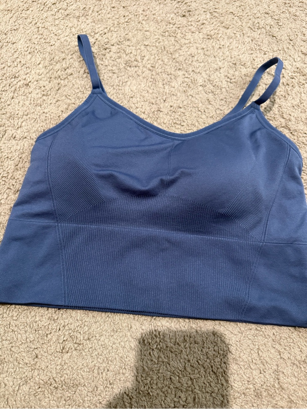 all in motion Navy Blue Seamless Cami Bralette